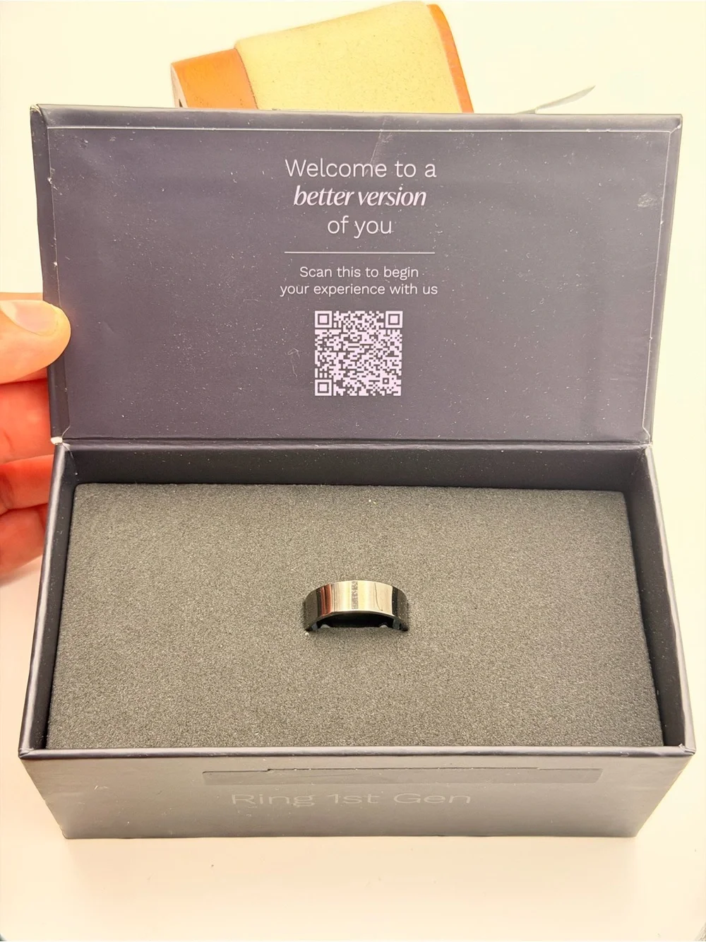 Olux Ring 1st Gen Gold Color Unique Size Open Box